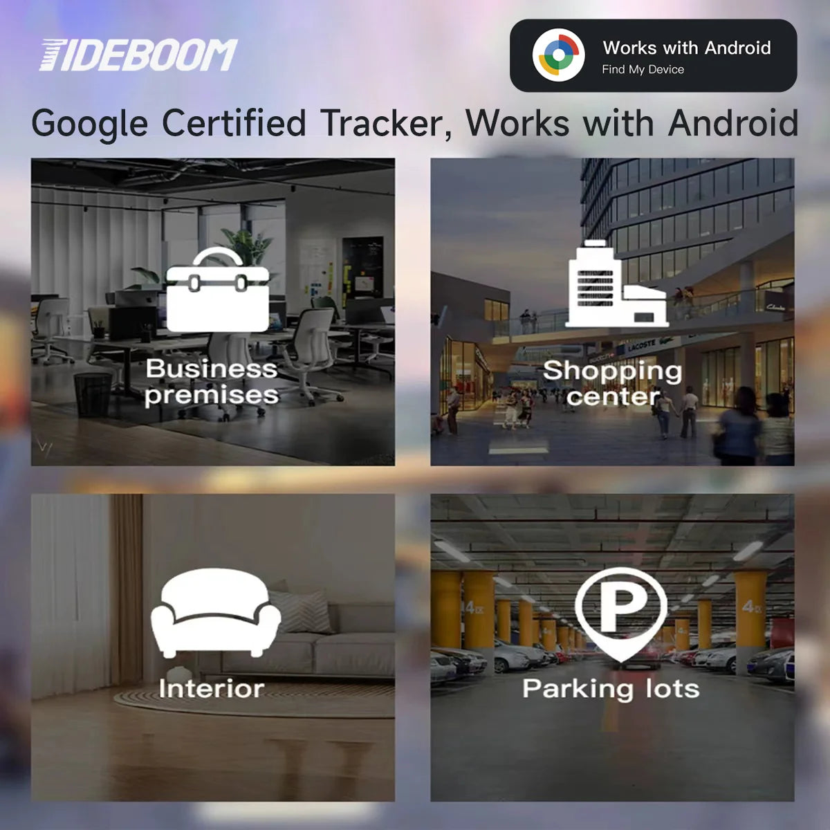 Ultra-Thin GPS Wallet Tracker for Android – Wireless Charging & Waterproof Smart Card