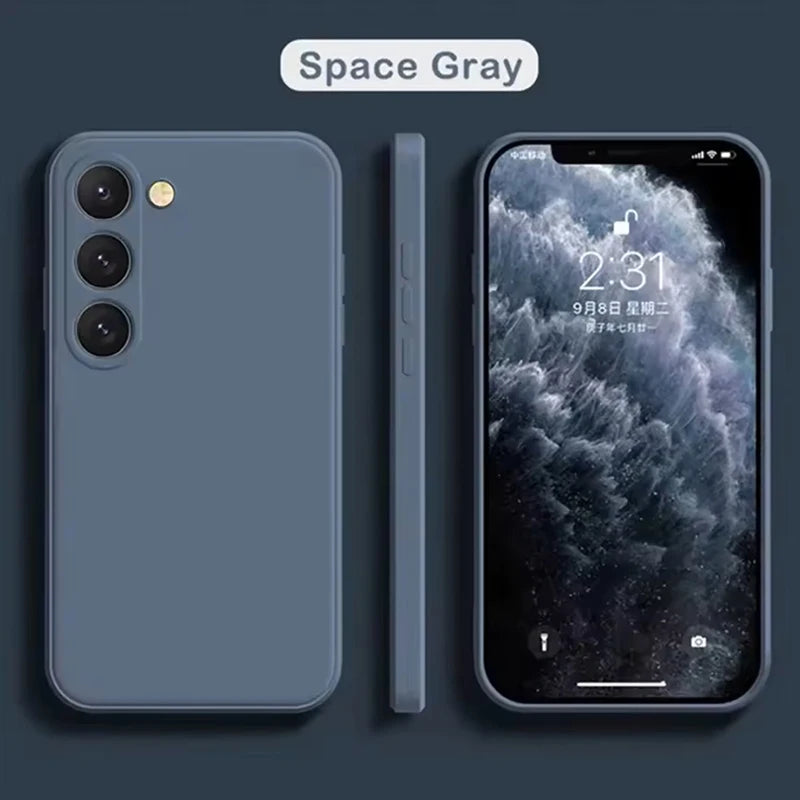 Soft Liquid Silicone Case for Samsung Galaxy S25/S24 Ultra & Plus Ultra Models