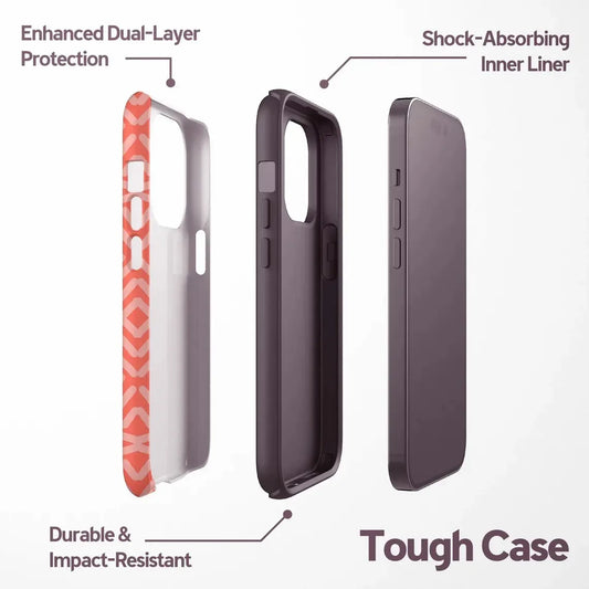 Luxury Line Pattern Case for iPhone 17–7 Pro Max Double-Layer Cover