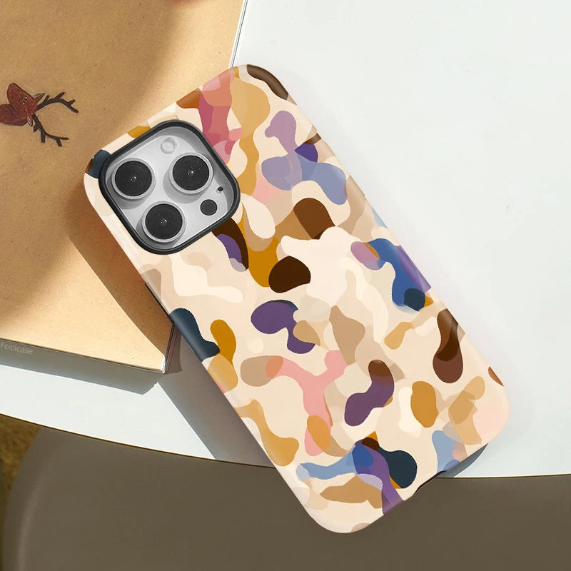 Matte Leopard MagSafe Case for iPhone 16–11 | Magnetic Shockproof Cover