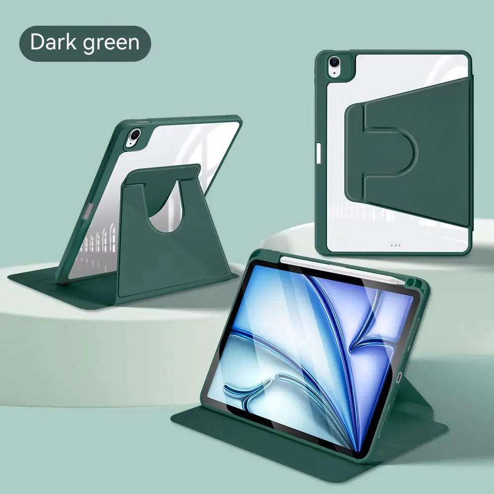 360° Rotation iPad Case for Air, Pro & Mini | Smart Protective Tablet Cover