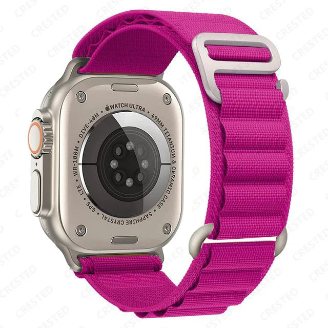 Alpine Loop Nylon Strap for Apple Watch Ultra 2 & Series 10-4, 40-49mm Adjustable Band