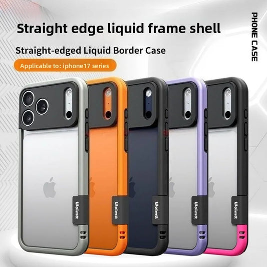 Colorful Silicone Bumper Frame Case for iPhone 17 Pro Max Air 16 15 14 13 12