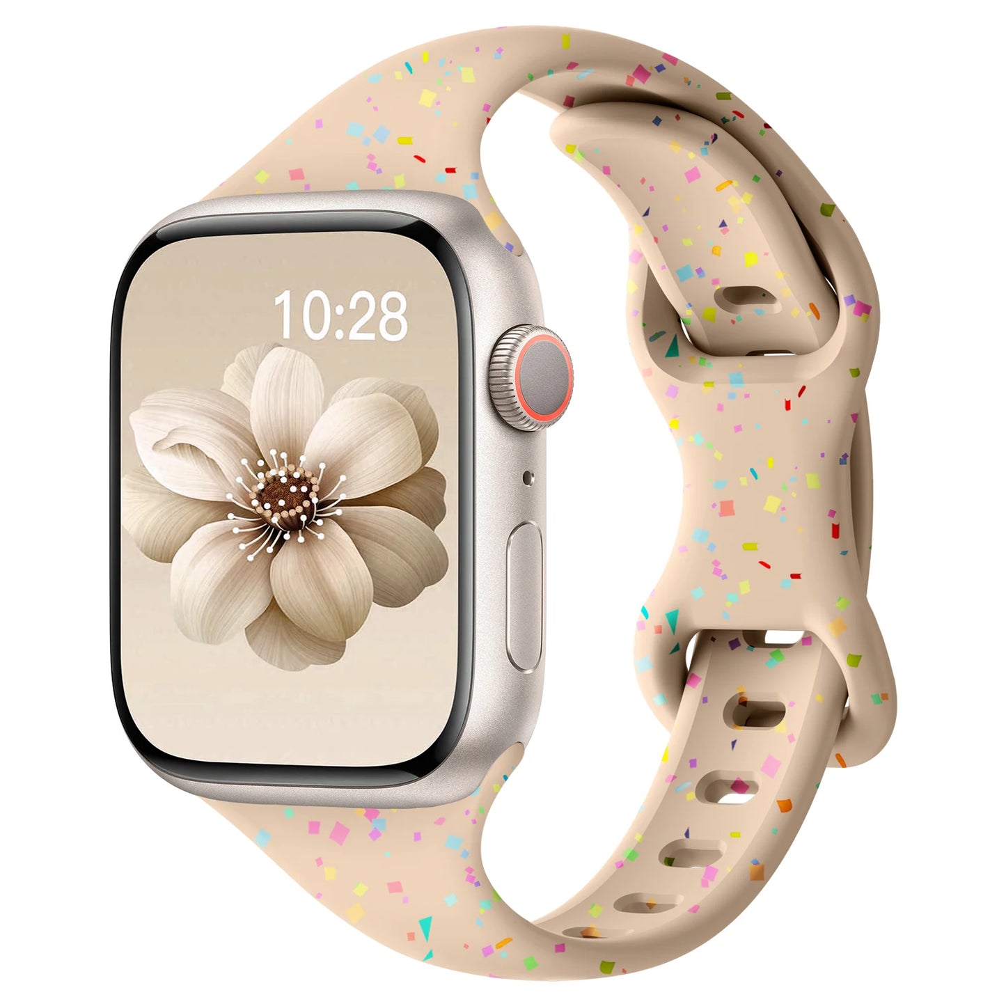 Slim Silicone Band for Apple Watch 49/45/44/42/41/40/38mm Series 10–2 SE