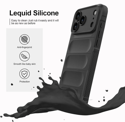 AirBag Armor Silicone Phone Case for iPhone 14 13 12 Pro Max Cover