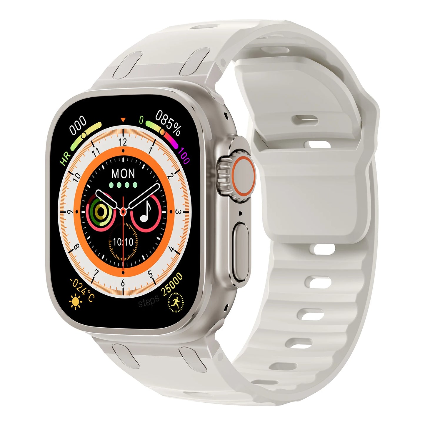 Sport Silicone Strap for Apple Watch Ultra 2 / Series 7–10