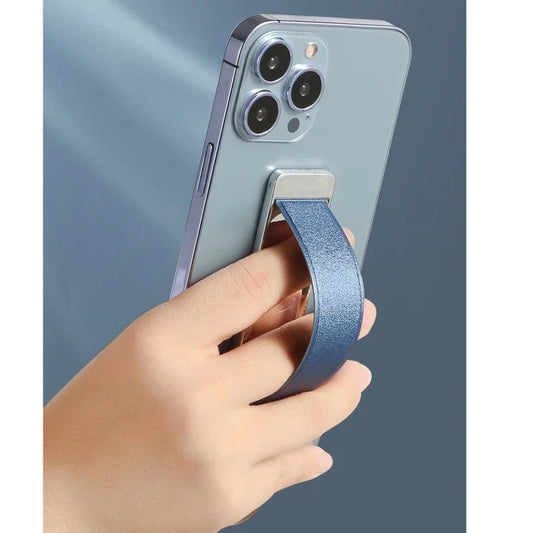 2024 New Wrist Band Cell Phone Holder Finger Grip Mobile Stand Push Back Socket Bracket for iPhone Samsung Xiaomi