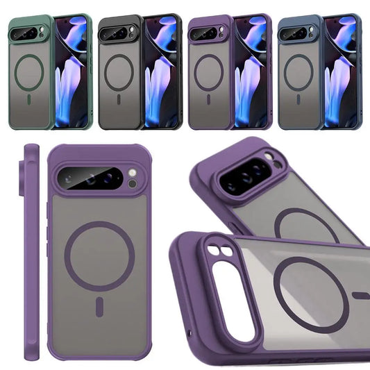 Matte Translucent MagSafe Case for Google Pixel 10/10 Pro/10 Pro XL – Hard Cover