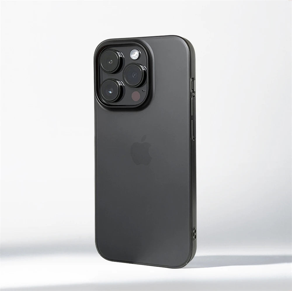 0.7mm Ultra Thin Frosted Matte Hard PC Case for iPhone 17 16 15 14 13 12 Plus