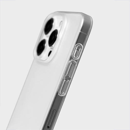 Super Thin Matte Transparent PC Clear Case for iPhone 16 15 14 13 12 Pro Max