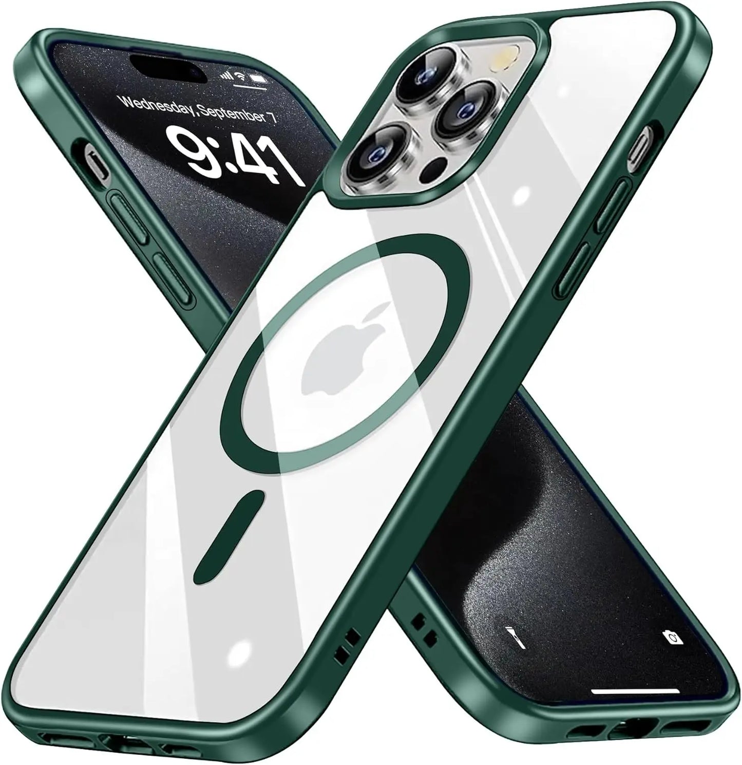 Anti-Yellowing MagSafe Case for iPhone 15 14 13 12 11 SE & More