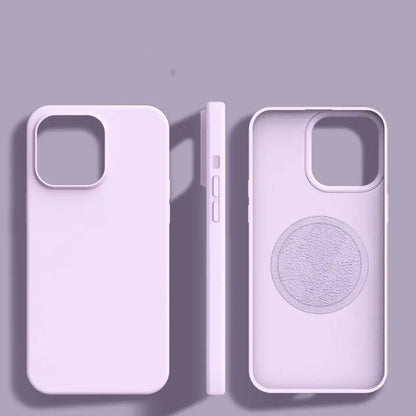 Liquid Silicone Magnetic Case for iPhone 11 12 13 Pro Max MagSafe Wireless