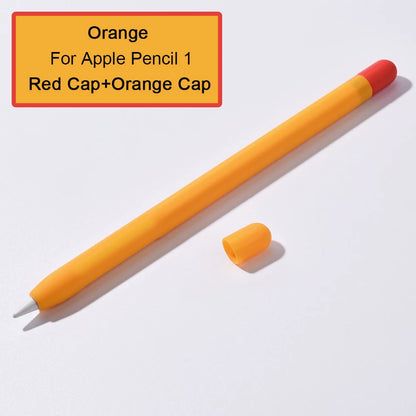 Silicone Stylus Cover for Apple Pencil 1 & 2 – Colorful Anti-Slip Case