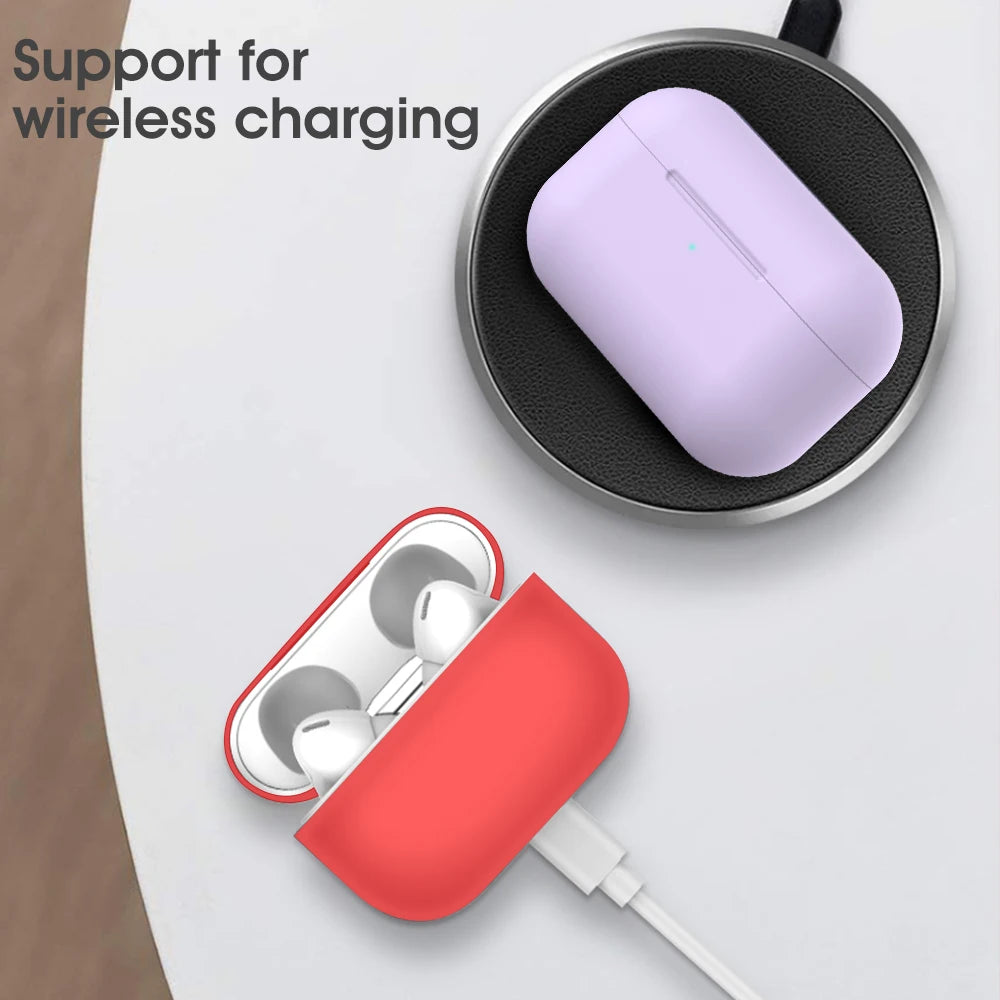 Soft Silicone Case for Apple AirPods Pro Wireless Earphone Protective Cover