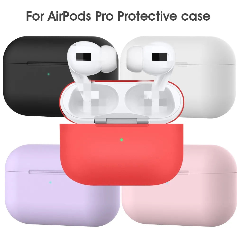 Soft Silicone Case for Apple AirPods Pro Wireless Earphone Protective Cover