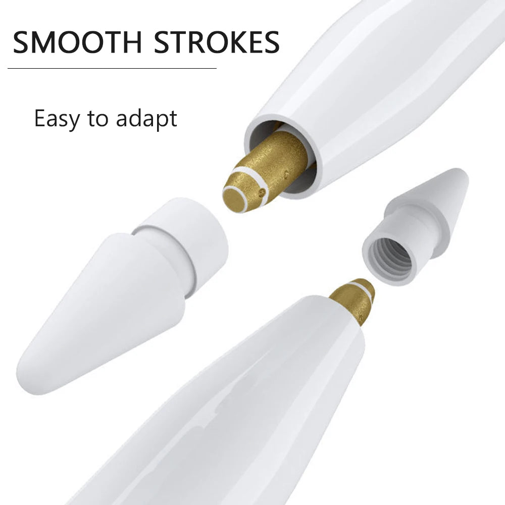 Replacement Tips for Apple Pencil 1st & 2nd Gen | Soft & Hard Double-Layer Nibs