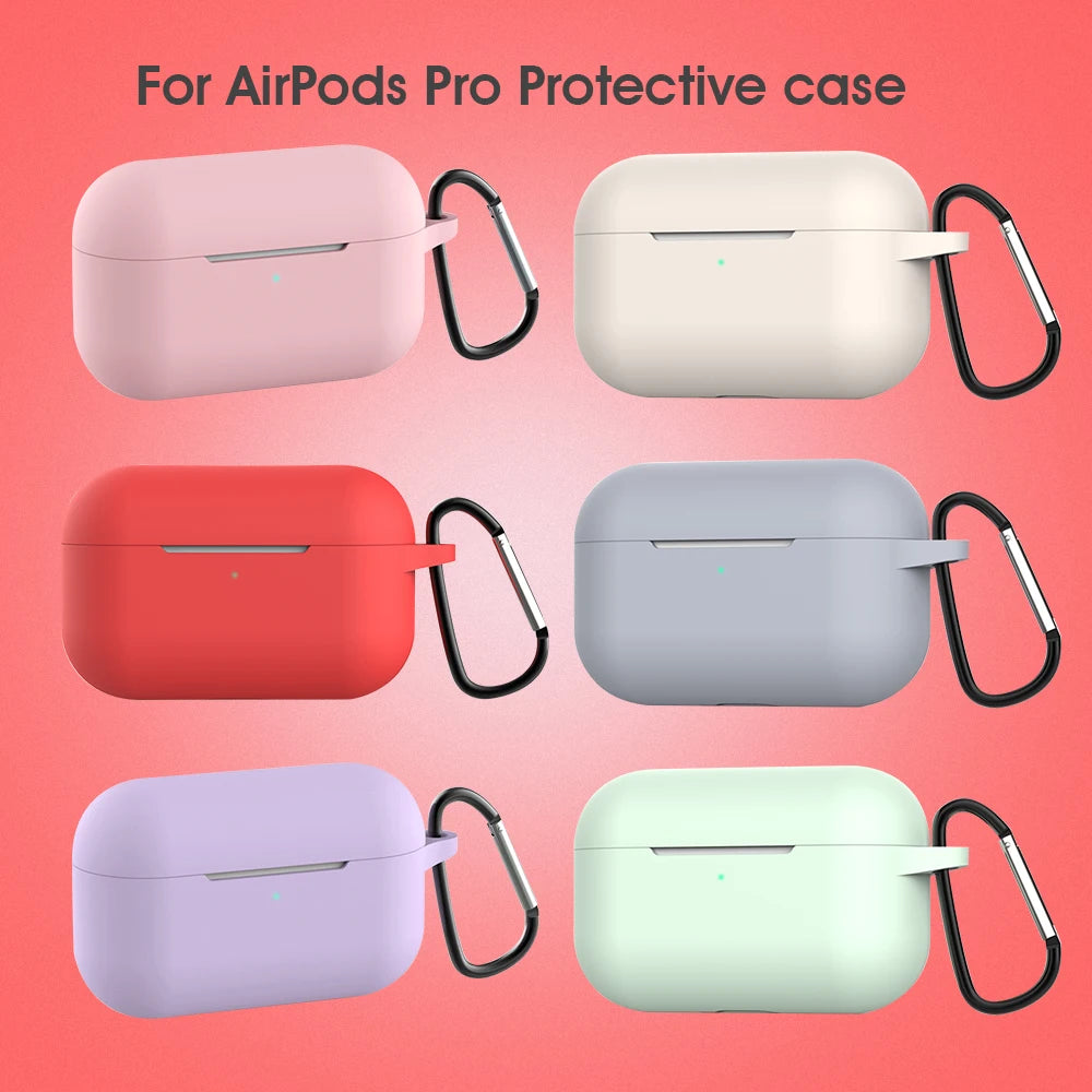 Soft Silicone Case for Apple AirPods Pro Wireless Earphone Protective Cover
