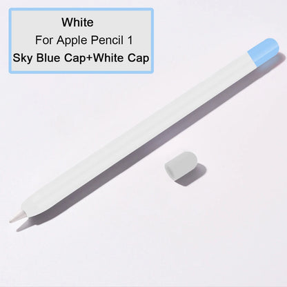 Silicone Stylus Cover for Apple Pencil 1 & 2 – Colorful Anti-Slip Case