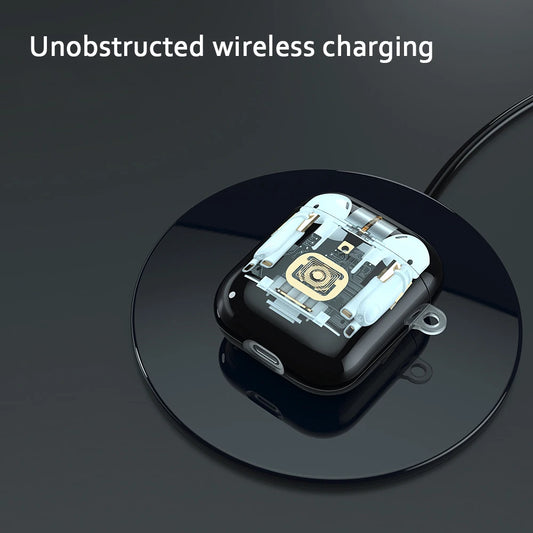 Mechanical Armor Case for AirPods Pro 2/3/1 – Camera-Inspired Protective Cover