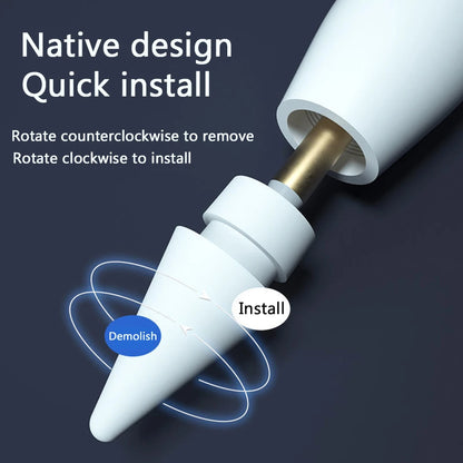 Replacement Tips for Apple Pencil 1st & 2nd Gen | Soft & Hard Double-Layer Nibs