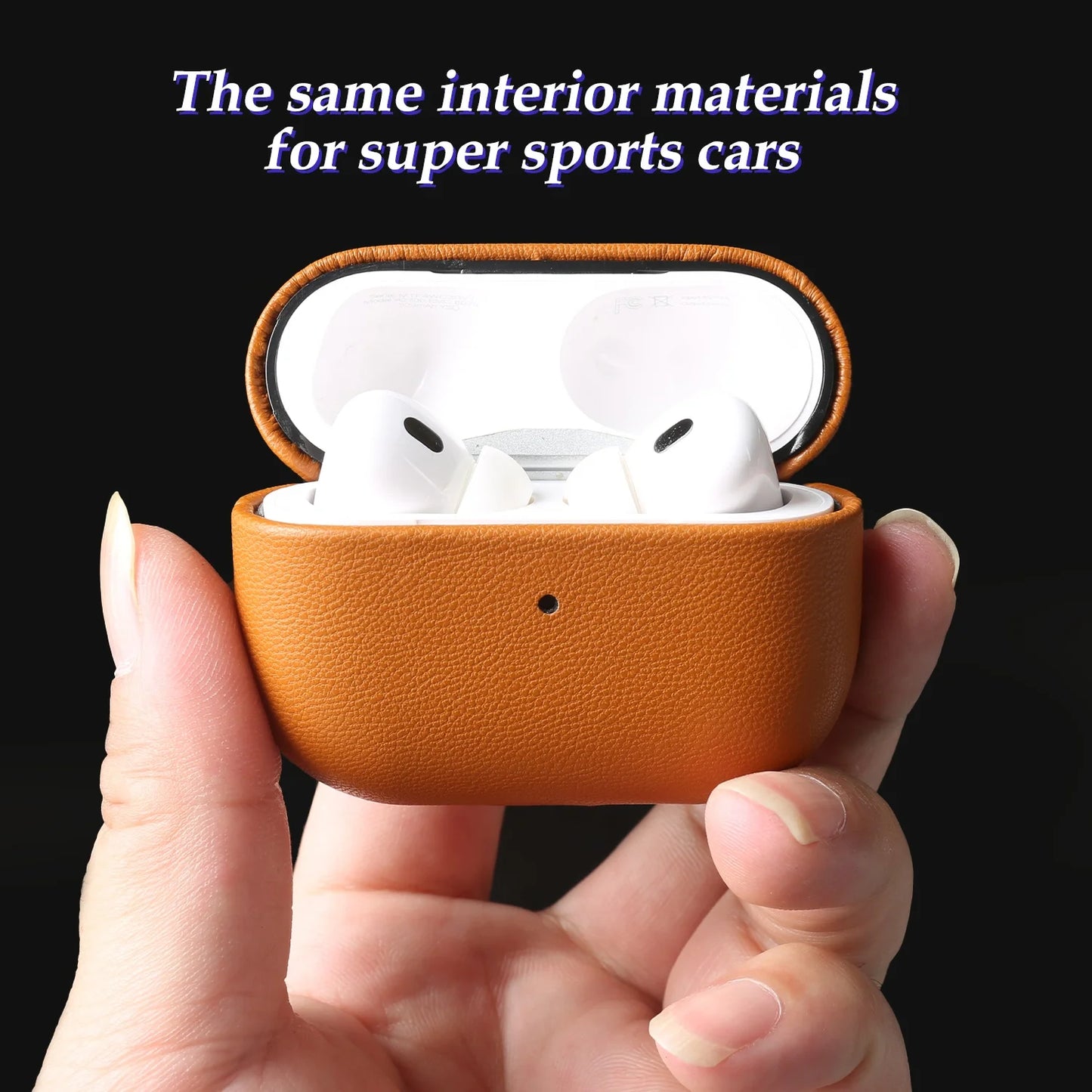 Eco-Friendly Bio Leather Case for AirPods Pro 2 4 3 Wireless Protective Cover
