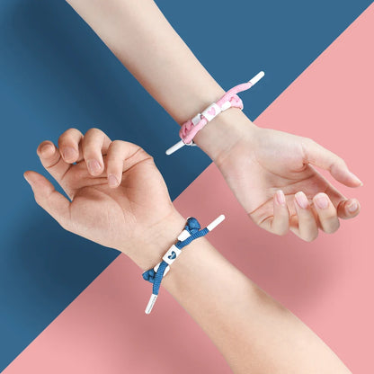 Nylon Woven Sport Strap for Apple Watch 38–45mm – Color Block Loop Band