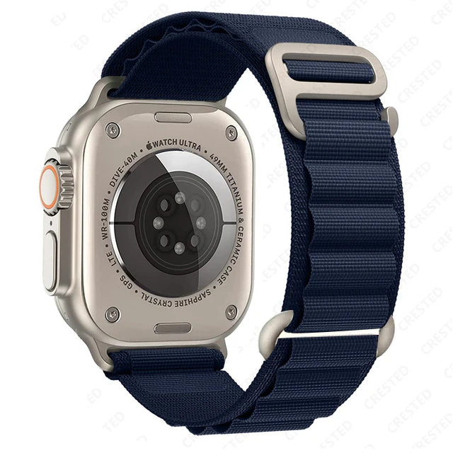 Alpine Loop Nylon Strap for Apple Watch Ultra 2 & Series 10-4, 40-49mm Adjustable Band