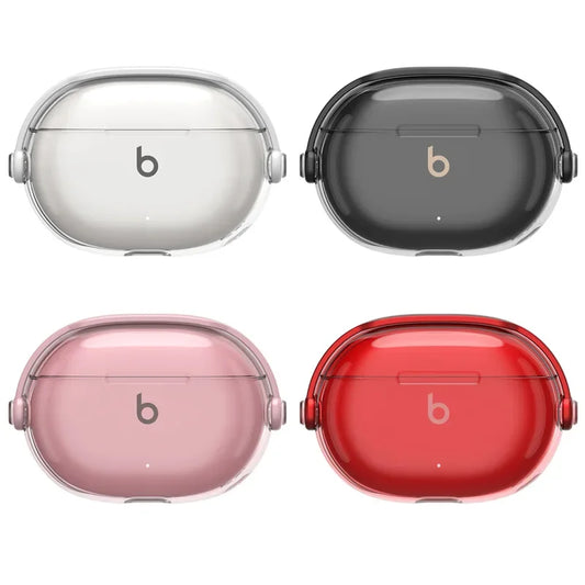 Soft Transparent Shockproof Case with Keychain for Beats Studio Buds +