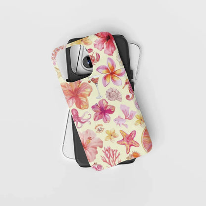 Summer Beach Case for iPhone 16 Pro Max–7 Plus | Glossy 2-in-1 Cover
