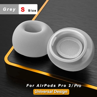Memory Foam Ear Tips for AirPods Pro 2 – Anti-Slip Replacement Cushions