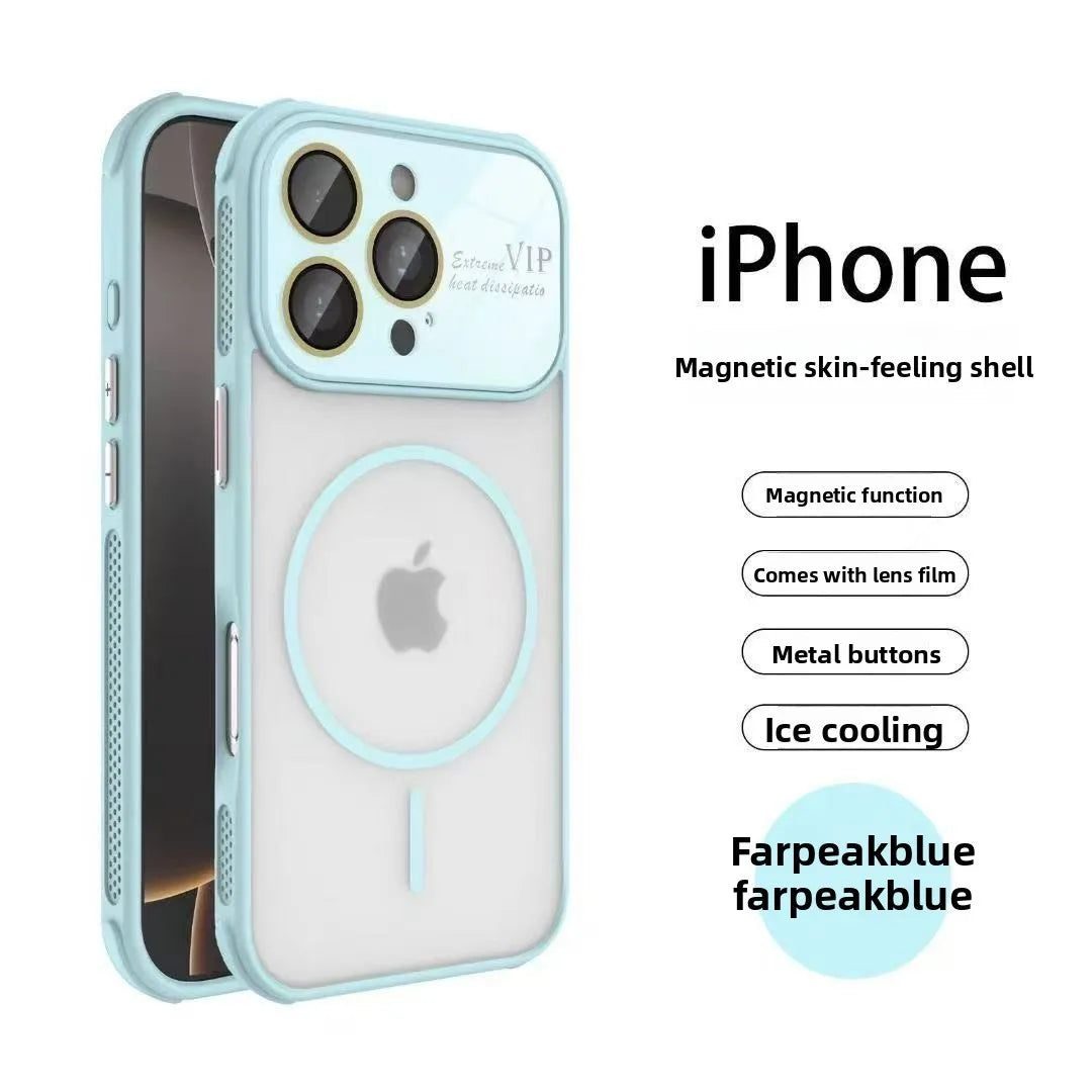 Shockproof Magnetic Case with Full Lens Protection – For iPhone 16–17 Air Pro Max