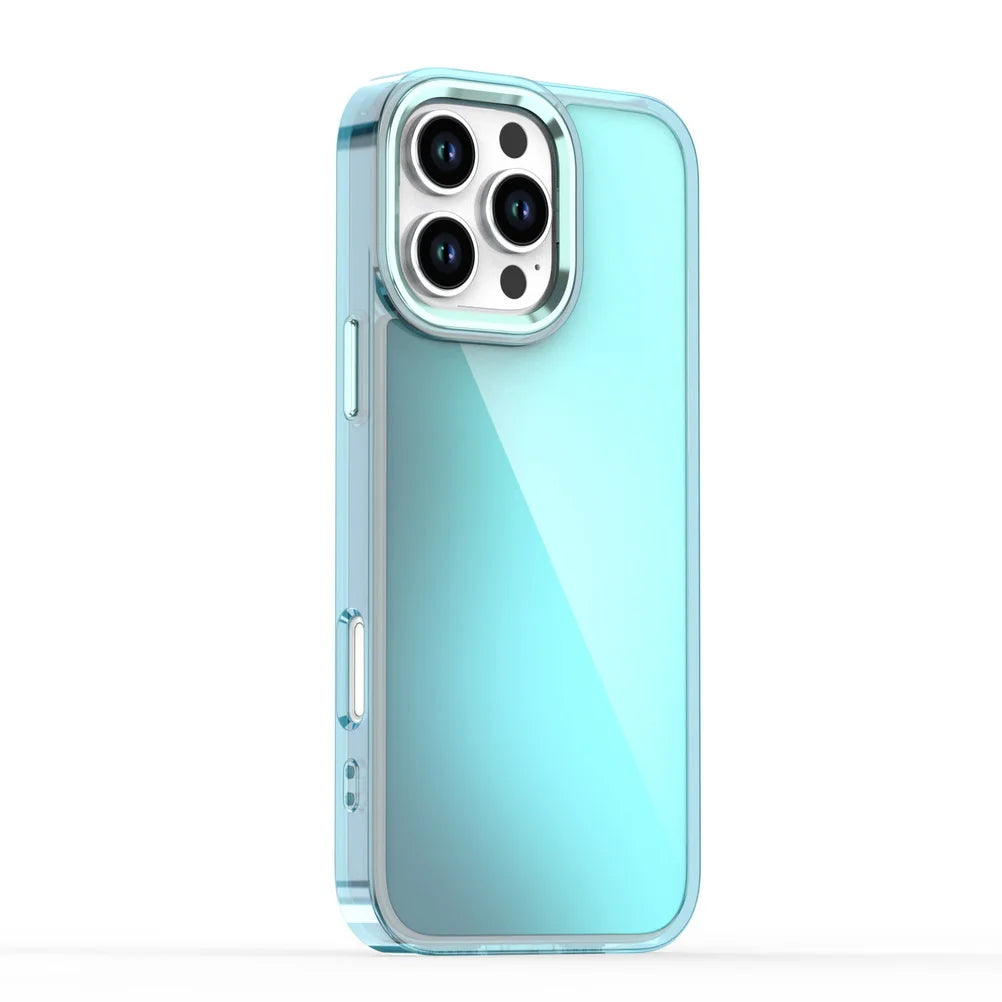 Anti-Yellow Magnetic Gradient Case w/ Metal Lens Guard for iPhone 16–11