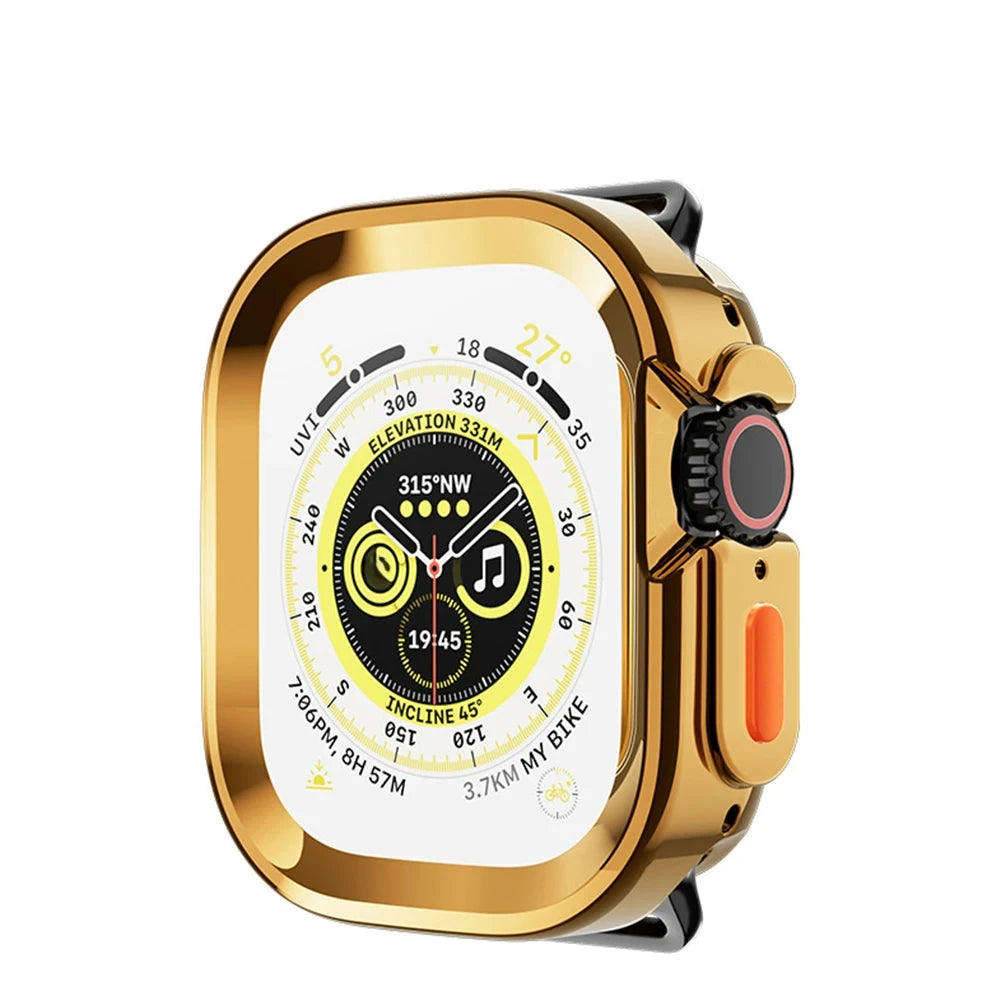Full Coverage TPU Case for Apple Watch Ultra 2 & Series 8, 49mm Bezel Protector Bumper