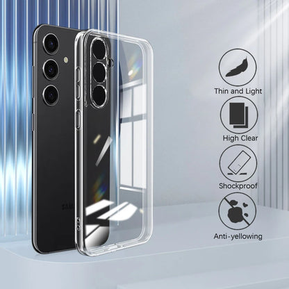 Full Camera Protection Silicone Case for Samsung Galaxy S25/S24/S23/S22/A Series