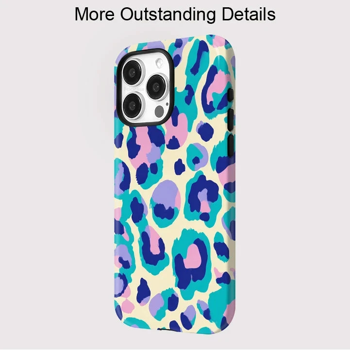 Leopard Print Magnetic Case for iPhone 17 Series | 2-in-1 Acrylic TPU Cover