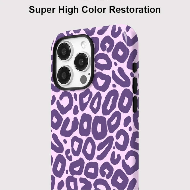 Luxury Leopard Print MagSafe Case for iPhone 16–11 | Magnetic Charging Cover