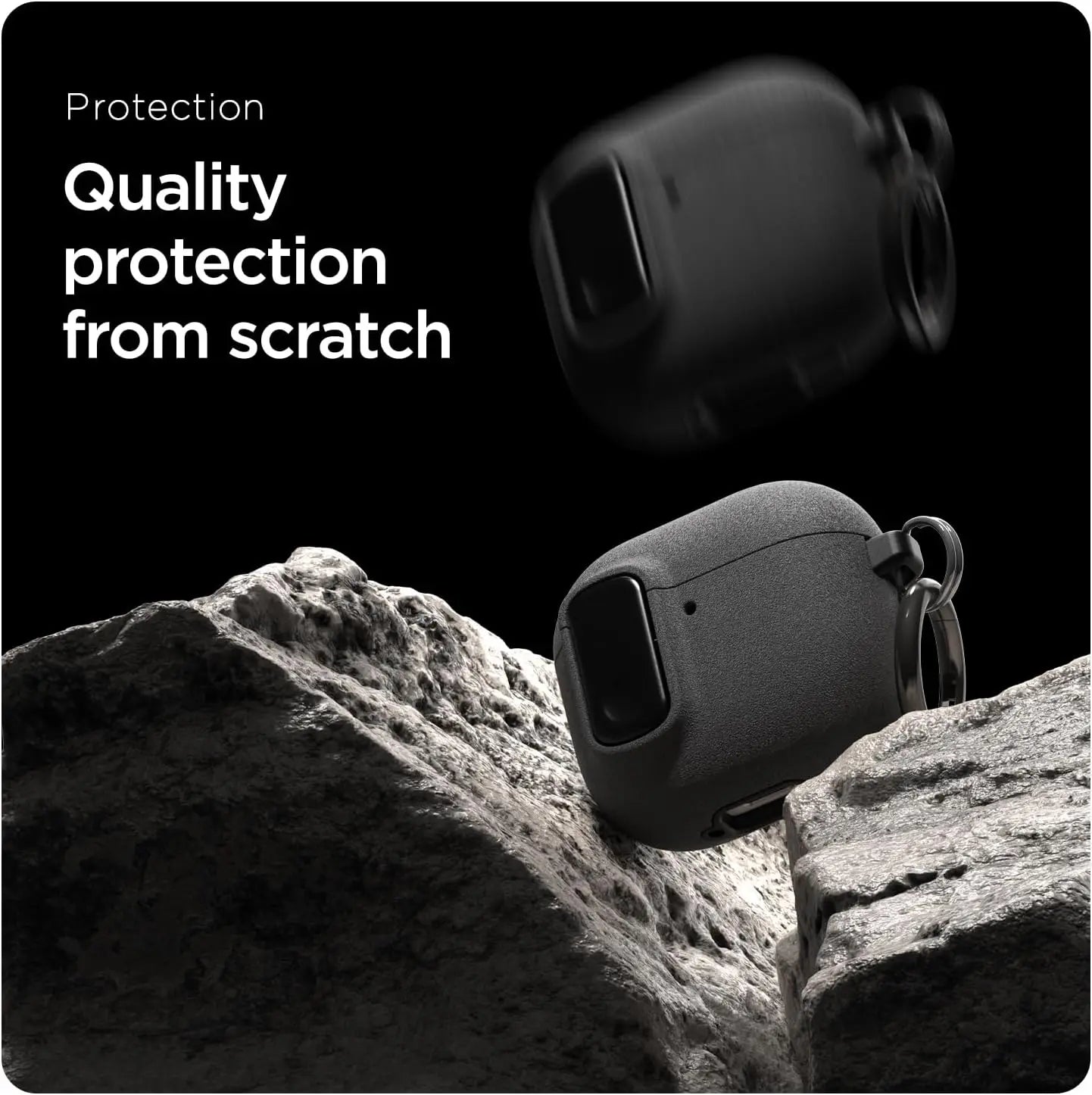 Luxury Shockproof Case for AirPods Pro 2, 4 & 3 with Hook Carabiner