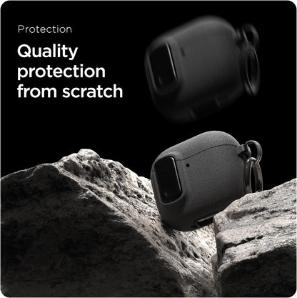 Luxury Shockproof Case for AirPods Pro 2, 4 & 3 with Hook Carabiner