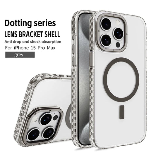 Transparent MagSafe Case for iPhone 16 15 14 Pro Max – Hybrid Armor Cover