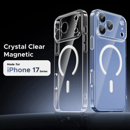 Transparent MagSafe Case for iPhone 17 Air 17 16E 16 15 14 13 12 11 Pro Max