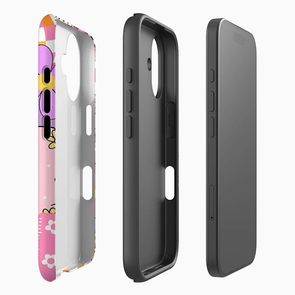 Retro Groovy Pattern Case for iPhone 17 16 15 14 13 12 11 Pro Max Plus