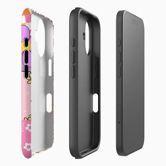 Retro Groovy Pattern Case for iPhone 17 16 15 14 13 12 11 Pro Max Plus