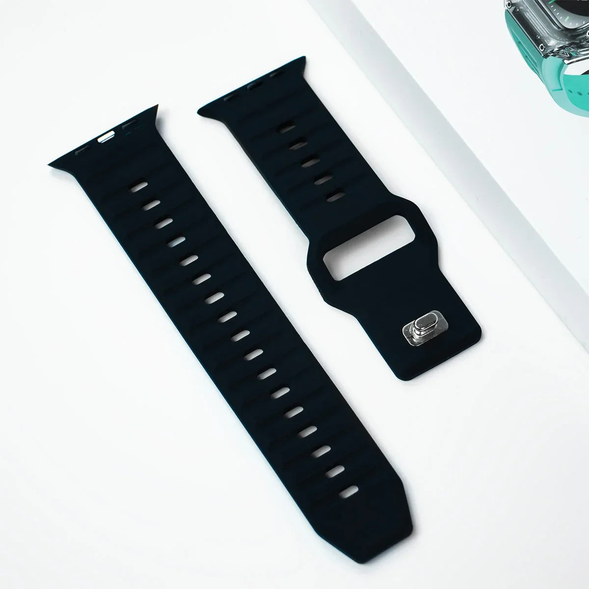 Sport Silicone Strap for Apple Watch Ultra 2 & Series 9–6 | 49–42mm Band