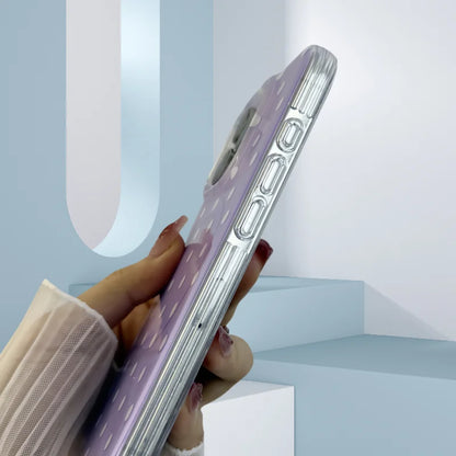 Polka Dots MagSafe Case for iPhone 14–16 Pro Max – Matte & Shockproof