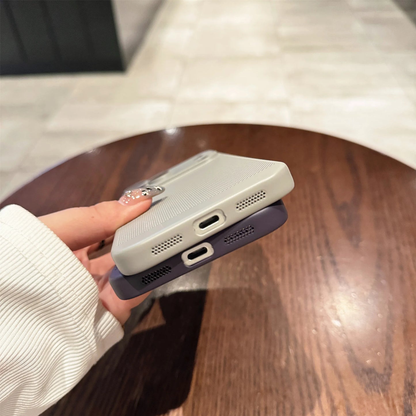 Cooling Grid Heat Dissipation Case For iPhone 11 / 12 / 13 Pro Max