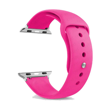 Silicone Sport Strap for Apple Watch Ultra 2 & Series 9–3 SE Band