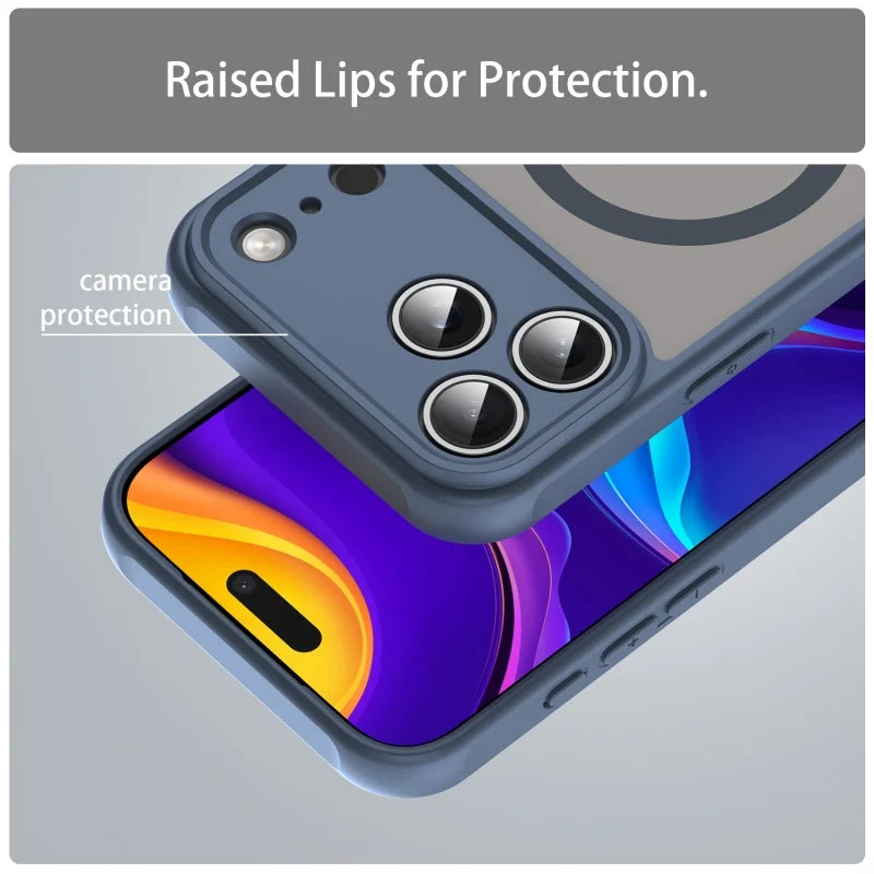 Matte Frosted Silicone Case for iPhone 17 Air / Pro Max – Lens Protection