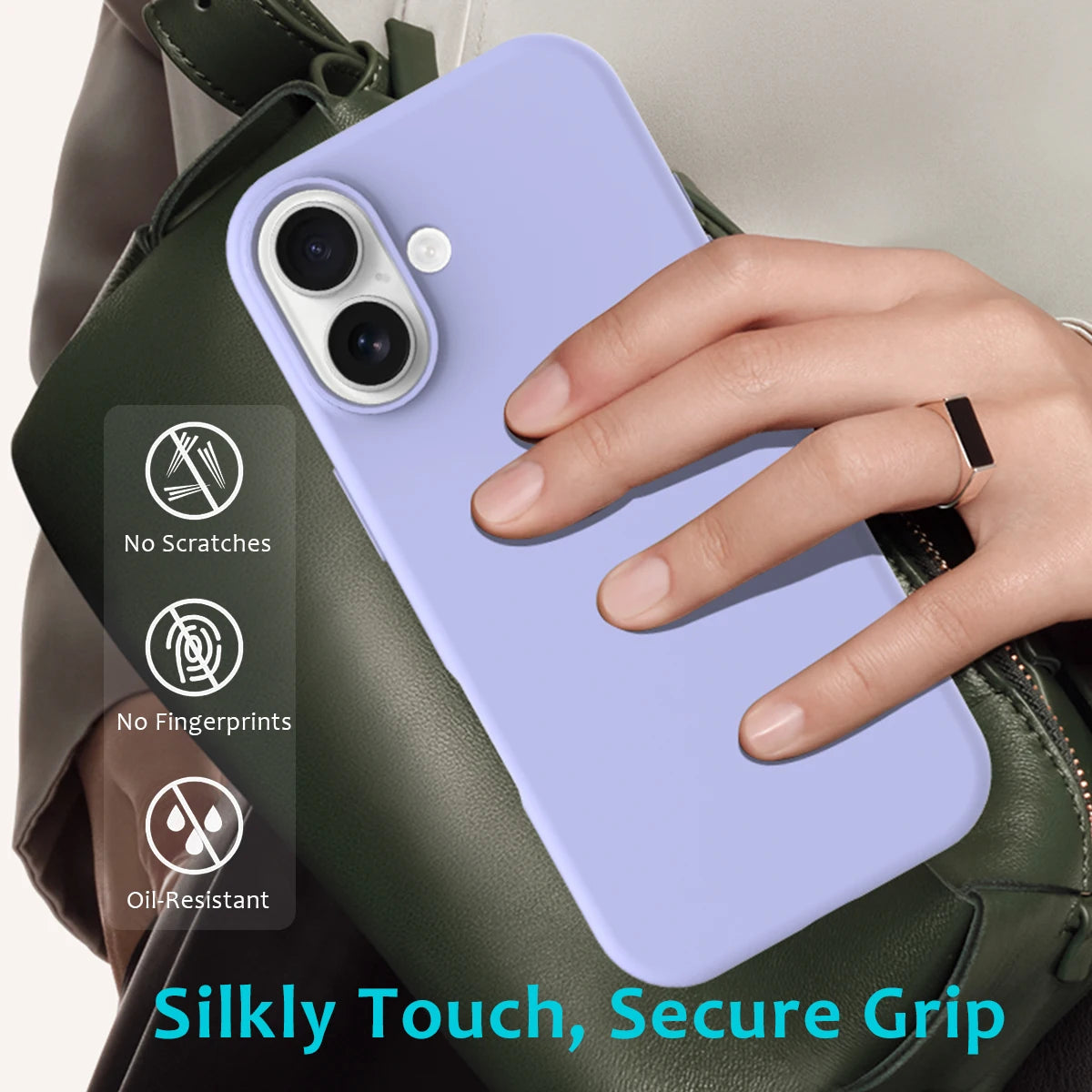 Liquid Silicone Shockproof Case with Camera Bumper for iPhone 13 12 Pro Max