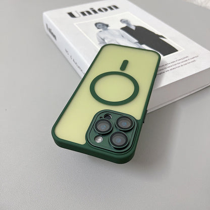 Magnetic Matte Armor Case for iPhone 16 Pro Max – Shockproof & MagSafe Ready