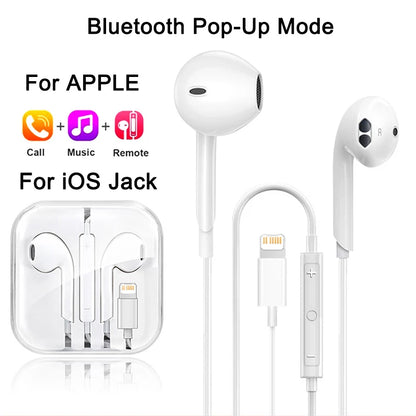 3.5mm Wired Stereo Earbuds Compatible with iPhone, iPad, Laptops & More